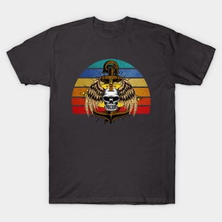 Skull Pirate Vintage Retro T-Shirt